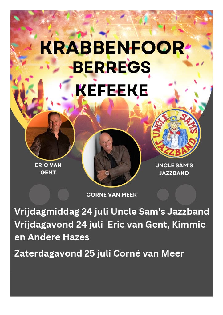 Promotieposter voor Krabbenfoor evenement - Bergen op Zoom